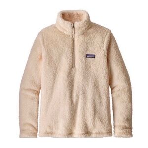 Patagonia Light Pink/Cream Quarter Zip Fleece